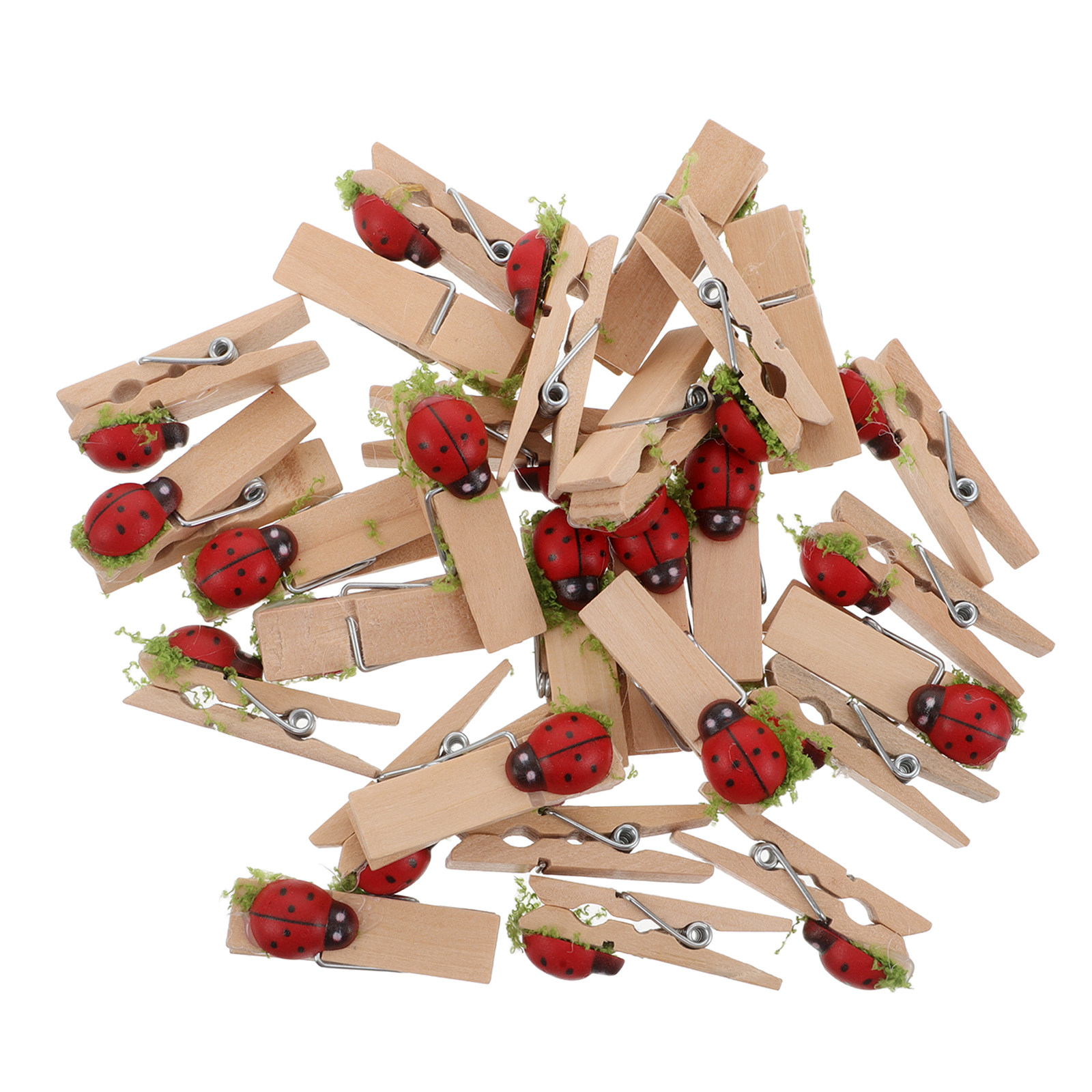 40 pinces en bois à motifs de  - Embellishments For Scrapbooking avis et prix