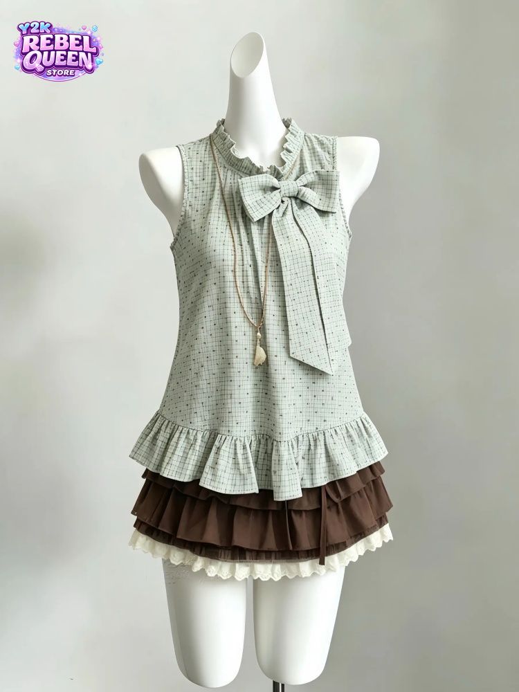Ensemble 2 pièces Sweeti vinta - Elastic Lace Trim avis et prix
