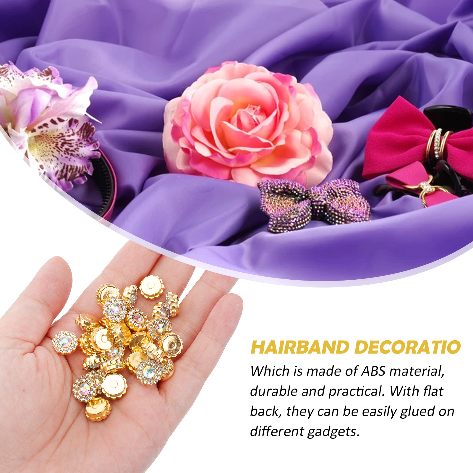 50 pièces, disques décoratifs  - Embellishment Glue Craft avis et prix
